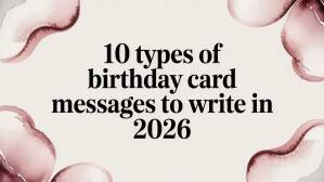 10 Types of Birthday Card Messages to Write in 2026