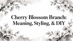 Cherry Blossom Branch: Meaning, Styling, & DIY