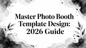 Master Photo Booth Template Design: 2026 Guide