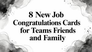 8 New Job Congratulations Cards for Teams Friends and Family
